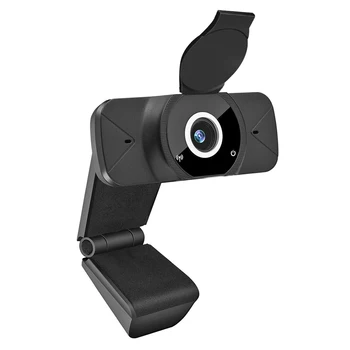 W8 Polni 1080P HD Webcam z Zasebnost Kritje Dvojni vgrajeni Mikrofon USB Spletna Kamera