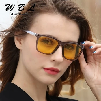 WarBLade Novo Polarizirana Nočno Vizijo Očala Rumena Vožnjo Sončna Očala Moški Ženske Blagovne Znamke Oblikovalec Očala Očala 2019 Vroče