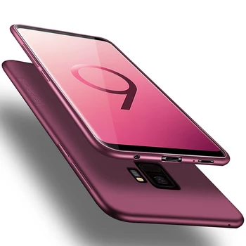 X-Ravni Mehki Silikon TPU Ohišje Za Samsung Galaxy S9 S9+ Ultra Tanek Nazaj Telefon Kritje Coque Za Samsung Galaxy S9 Plus