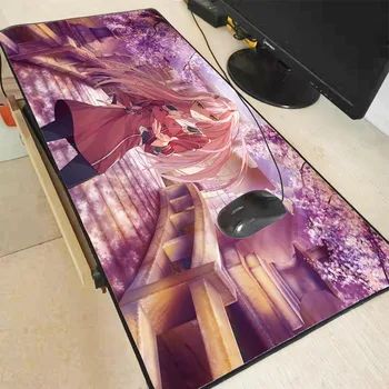 XGZ Anime Draga V FranXX Velike Gaming Mouse Pad Zaklepanje Rob Miško Mat za Prenosni Računalnik Tipkovnico Pad Desk Tipke za Dota