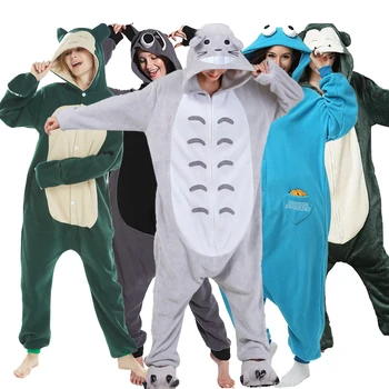 XXL 180-200CM Moških iz Enega Kosa Pižamo Risanka Onesies Za Odrasle Živali Kigurumi Sonic Pijama Sleepwear Totoro Cosplay Kostum