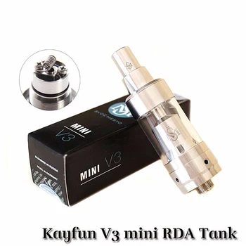 Yftk Kayfun mini V3 rta elektronska cigareta razpršilo pretok zraka nadzor rebuildable s premerom 19 mm rezervoar iz Nerjavečega Jekla haku