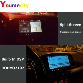 Youmecity Android 10.0 2DIN Avto DVD GPS Za MITSUBISHI LANCER 2008-2016 Odprtine, Video Predvajalnik, Wifi Radio Stereo RDS BT USB 6GRAM