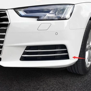 Za Audi A4 b9 2016 2017 ABS Chrome Avto spredaj meglo žarnice luči trakovi Okvir Zajema Trim dodatki Avto Styling 4pcs