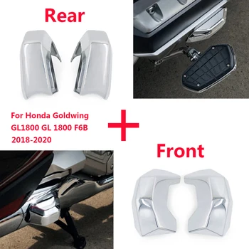 Za Honda Goldwing 1800 GL1800 F6B GL 1800 2018-2020 2PCS Trim Motorja Straže Kritje Konzole Gumb Dekoracijo Chrome Dodatki