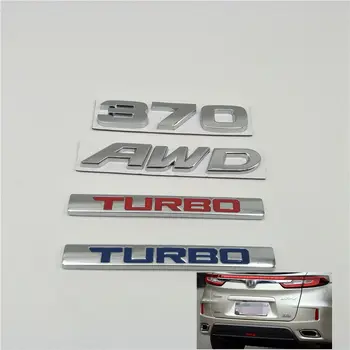 Za Honda URV CRV Avancier Krono Soglasju Državljanske HR-V 370 AWD TURBO Emblem Zadaj Boot Trunk Rep Logotip Avto Nalepke