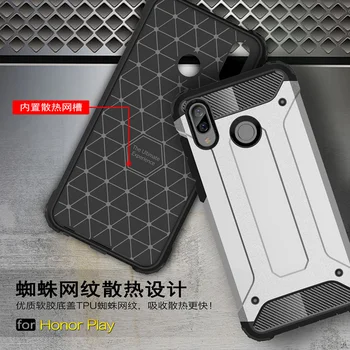 Za Huawei Honor Igra Hibrid Shockproof Oklep Telefon Primeru OR-L29 OR-AL00 Odbijača Kritje OR L29 Mehko TPU in Težko PC Opremljena Funda