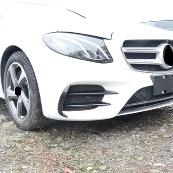 Za Mercedes W213 ogljikovih vlaken avto nalepke e200 e300 e350 w213 coupe sprednji odbijač meglenke svetel trak