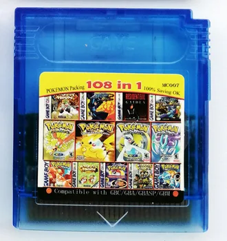 Za Nintendo GBC Igra Kartice Kartuše Konzole Sim 108 V 1 Prevedeno angleško Različico 61 V 1