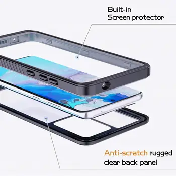 Za Samsung Galaxy S20 S20 Plus Vodotesno Ohišje Polno Telesa Zaščito Robustno Ohišje z Vgrajeno Screen Protector Shockproof Pokrov