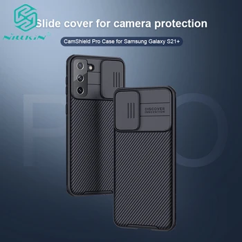 Za Samsung Galaxy S21 Ultra Primeru CamShield Fotoaparat Varstvo Primeru drsni Pokrovček Za Galaxy S21 Plus Nillkin