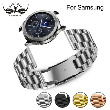 Za Samsung Klasične Meje Gear 2 Watchband 20 mm 22 mm Galaxy Watch 42mm 46mm SM-R810/R800 Trak za Zapestje Pas Neo Watch Live Band