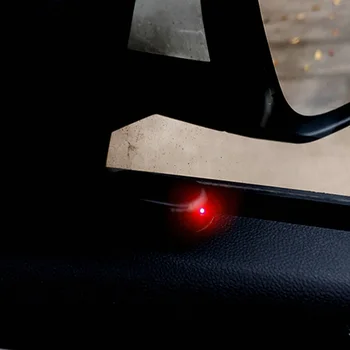 Za Solarno Napajanje USB Avto Alarm Light Anti-Theft Opozorilo Flash Utripa Ponaredek Avto Led Bliskavica Utripa Lučka Rdeče Modre Nova