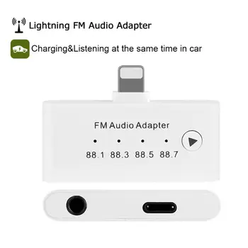 Za Strele FM Zvočna kartica FM Aduio Oddajnik Komplet Adapter Za iPhone