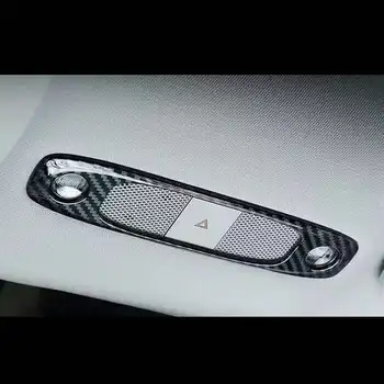 Za Tesla Model 3 Avtomobilski sedež branje svetlobni Okvirji kritje ABS Ogljikovih vlaken Lučka Spremenjen dekorativni obliž dodatki