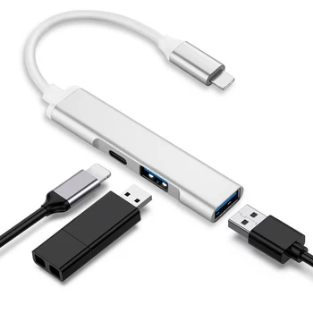 Za visoke Hitrosti, 3 Vrata USB 3.0 HUB z Oskrbo Z električno energijo Vrata USB3.0 Splitter OTG Za MacBook IMac Prenosnik Namizni Pribor