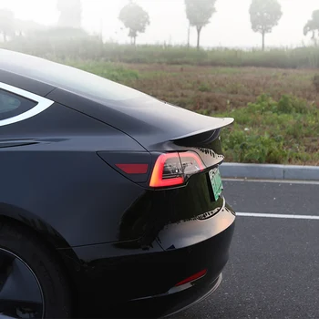 Zadaj Prtljažnik Spojler Za Tesla Model 3 2017-2019 Zadaj Prtljažnik za Ustnice iz Ogljikovih Vlaken ABS Krilo Spojler Avto Styling