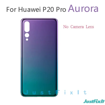 Zamenjava Za Huawei P20 Pro Nazaj Stekleni Pokrovček Z Objektiva Kamere Za Huawei P20 Pro Pokrovček Baterije Zadnja Vrata Stanovanja Primeru