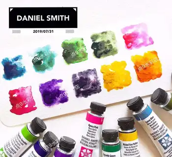 ZDA Original Daniel Smith Nove Barve, Akvarel Pigment Gouache Vode Color Master Acuarelas Umetnost Potrebščine za Umetnika