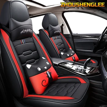 ZHOUSHENGLEE Usnjenih avtomobilskih sedežnih prevlek Za Changan vsi modeli CS75 CS35 CX20 CX30 CS15 CS95 CS55 sedeži