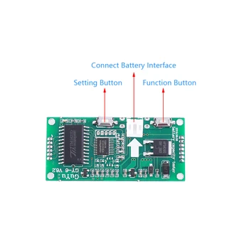 Zmogljivost baterije Indikator Voltmeter Odstotne Moč Monitor Za 12V-48V svinčevih Baterij 2S-15S Litijeva Baterija