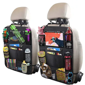 Čezmejne dobave prenosni avto vrečko za shranjevanje avtomobilski sedež nazaj vrečko za shranjevanje avtomobila z IPAD vrečko avto shranjevanje vrečko za shranjevanje E
