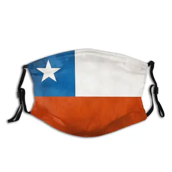 Čile Čilski Zastava Nacionalna Zastava Čile Masko Moških Non-Enkratno Anti Meglica Proti Prašno Zaščito Respirator Maske z Filtri
