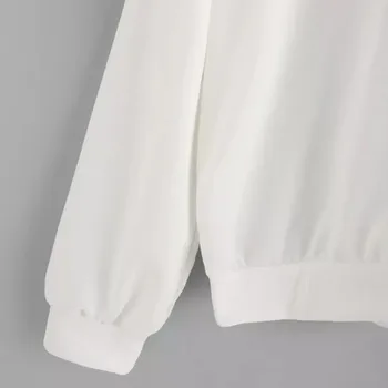 Ženske Hoodies ZDA Pismo Zastavo Natisnjena Majica z Dolgimi Rokavi Pulover Jeseni Hooded Vrhovi Bluzo Priložnostne Outwear Oblačila 2021