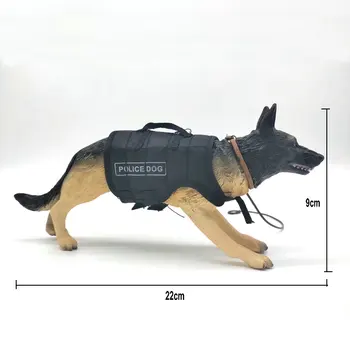 1/6 Obsega SWAT Vojak Slika+Policijski Pes Model Set Vojske Igrača Vojak figuric Fantje Igrače