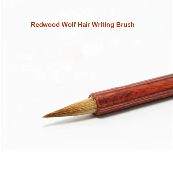 1 kos Kaligrafsko Pero, Čopič Volk dlako Pisanje Krtačo Kitajski Redwood Slikarski Čopič Majhne Rednih Scenarij Ščetke