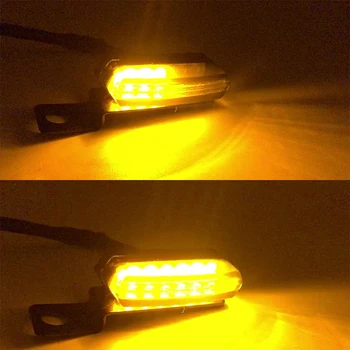 1 Par Mini LED Teče Voda Motocikel Vključite Opozorilne Luči Zavorne Sklopko Ročica Lučka Krmilo Deli Za Hondo Harley BMW Suzuki