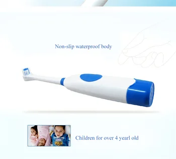 1 Set Električna Zobna Ščetka 2 Krtačo Glave Baterija Upravlja Ustno Higieno Ne Polnilna Zobe Ščetka Za Otroke
