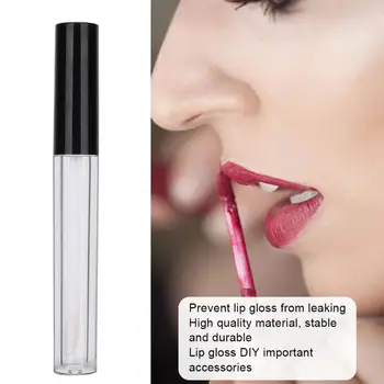 10pcs 2.5 ML Plastične Prazno Lip Gloss Steklenico DIY Balzam za Ustnice Šminko Jasne Povratne Cevi, Posode Organizator Kozmetični Ličila Orodje
