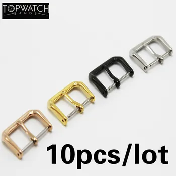 10PCS/Set Watch Pin Sponke Watchbands Zamenjava Silver Black Rose Gold 8 mm 10 mm 12 mm 14 mm 16 mm 18 mm 20 mm 22 mm Trak