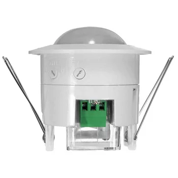 110-240V AC Mini Nastavljiv 360 Stopinj Strop PIR Ir Telo Senzor Gibanja Detektor Svetilke Stikala za Luč Bela