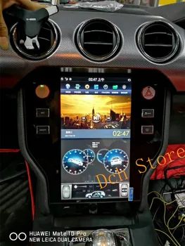 12.1' Navpični Zaslon Tesla Slog Android 9.0 Avto DVD GPS Navigacija Igralec za Ford Mustang PLUS-2020 PX6 CARPLAY