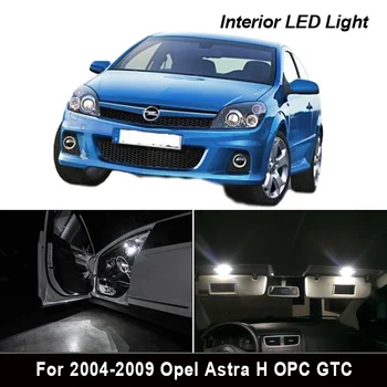 15pcs LED tablice light + Notranje Luči žarnice Komplet za Opel Astra H OPC GTC Caravan Salon Nepremičnin, Hatchback (2004-2009)