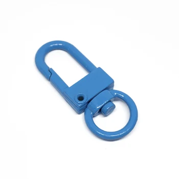 19 Barve 10pc/veliko Kvadratni Keychains Jastog Zapirali Kljuke Ključnih Verige obeske za DIY Nakit Pom Pom Keychain Nakit Ugotovitve