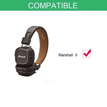 1Pair Zamenjava Uho Blazine Blazine Pokal Kritje Earpads rezervnih Delov za Marshall Glavnih I II 1 2 Na Uho Bluetooth Žične Slušalke
