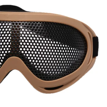 1pc Prostem Oči Zaščitna Udobno Airsoft Varnost Taktične Zaščita Oči Kovinski Očesa Očala Goggle