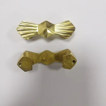 1Pc Ustvarjalne Bowknot Oblikovani Ročaji za Predale Kabinet Vrat Gumb Trdni Brass Pohištvo Ročaji Zlato Diy Dekoracija Pohištvo Potegne