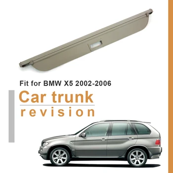 1set za BMW X5 E53 2002 2003 2004 2005 2006 Zadaj Particijo Zavese Zaslona Odtenek Trunk Security Shield Auto Dodatki Črna