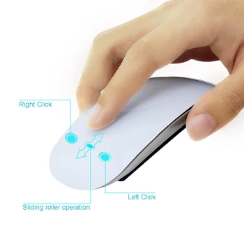2.4 G Ergonomska Brezžična Optična Miška Magic Ultra Tanek Miši Arc Touch Kolesce Urad Miške Za Apple Mac Prenosnik Tablet PC