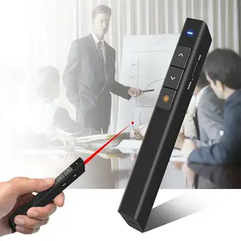 2,4 GHz Wireless Presenter Pero PowerPoint Predstavitev Stavec Daljinsko flip Kazalec Nadzor Pen USB Q6C8