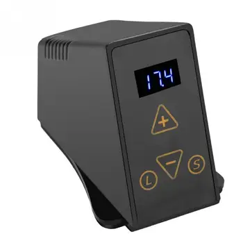 2 Vrste Mini Digitalni LCD Tatoo Pralni Črna napajalnik za Tatoo Pralni Pedal Stalno Ličila Orodja Dobave