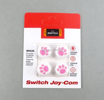 200PCS Analogni Kape za JoyCon Silikonski Palčko Palec Palico Ročaj Kritje velja Za Nintendo Stikalo NS Lite Gamepad Krmilnika