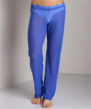 2020 Nove Moške hlače pajama moški dom pregledne gay hlače dolžine hlače Najlon ultra-tanko gazo seksi hlače Hlače