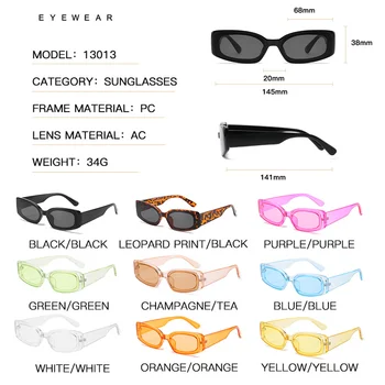 2020 Pravokotnik Sončna Očala Ženske Trendy Letnik Majhne Ozke Kvadratnih Sončna Očala Blagovne Znamke Design Ženska Očala Potovanja Oculos De Sol