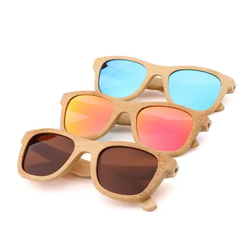 2020 Ročno luksuzni Polarizirana sončna Očala Moški Letnik, Bambus, Les, sončna Očala za Ženske UV400 Dropshipping Očala Primeru