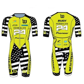 2020 Wattieink Kolesarjenje Skinsuit Triatlon Obleko Moške Kratke Rokav Leotard Jumpsuit Maillot Kolo Ropa Ciclismo